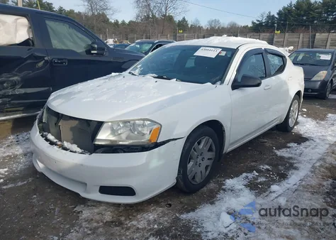 2014 Dodge Avenger Se from USA, damaged, VIN 1C3CDZAB4EN233349